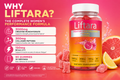 LIFTARA Creatine Monohydrate Gummies, Pink Lemonade, Sugar Free, 90 Count